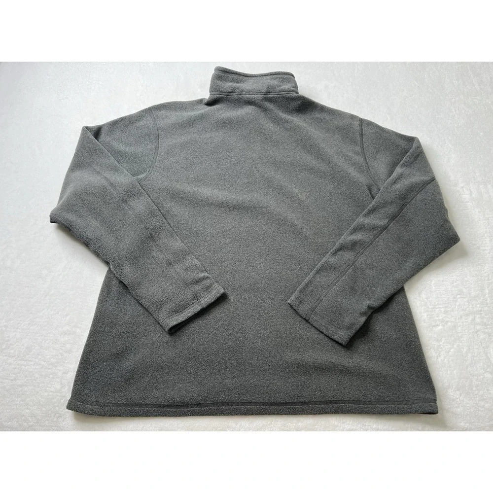 The North Face Polartec Dome Logo Fleece 1/4 Zip Base Layer Pullover Jacket Sz M